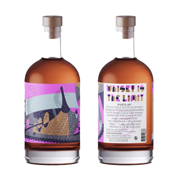 Whisky Highland Park fût Château Latour 5 years Whisky is the limit