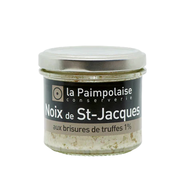 Noix de St-Jacques aux brisures de truffes 1% -  La Paimpolaise-Conserverie 80g